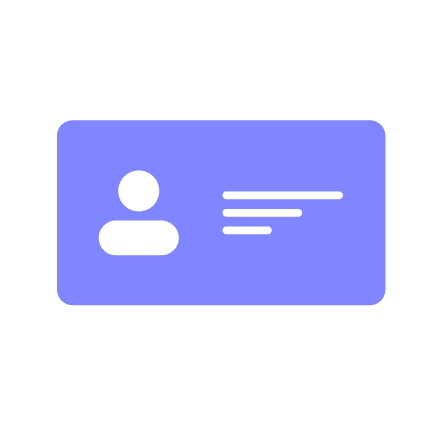 business-card-block icon