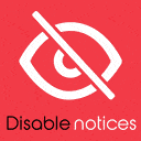 disable-admin-notices icon