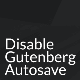 disable-gutenberg-autosave icon