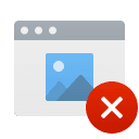 disable-media-pages icon