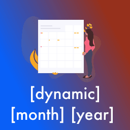 dynamic-month-year-into-posts icon