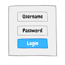 feather-login-page icon
