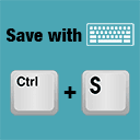 save-with-keyboard icon