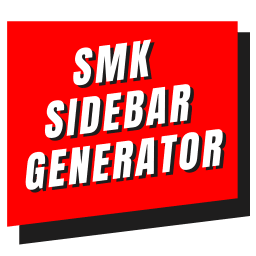 smk-sidebar-generator icon