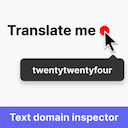 text-domain-inspector icon