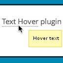 text-hover icon