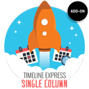 timeline-express-single-column-add-on icon