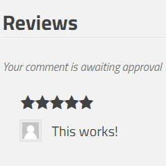 woo-reviews-manually-approved icon