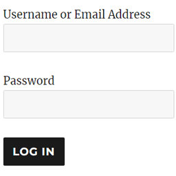 wp-login-form icon